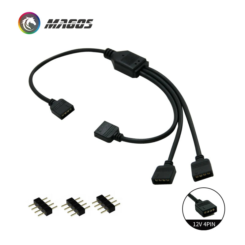 SYNC Motherboard Cable RGB Splitter 12V 4Pin 5V 3Pin Header Addressable RGB Hub Transfer Extension Cable For ASUS GIGABYTE MSI