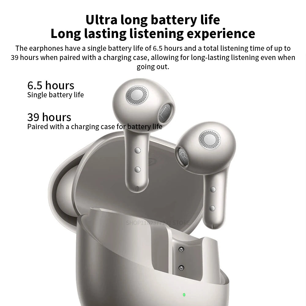 Original Xiaomi Buds 5 Earphone TWS AI Active Noise Cancelling HiFi Wireless Bluetooth Sound Recording Headphone Lossless Audio
