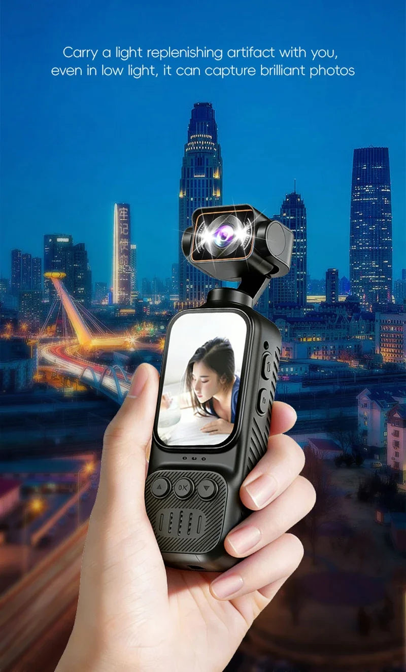 Portable Multifunctional Pocket Camera With High-definition Anti Shake Vlog Outdoor Handheld Sports Camera And Wifi Recorder New