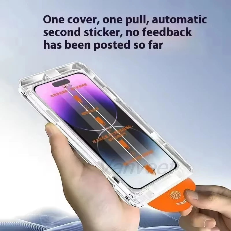 1-5PCS HD Oleophobic Coating Dust Free Easy Installation Screen Protector For iPhone 17 Pro Max 17 17 Pro  Air Tempered Glass