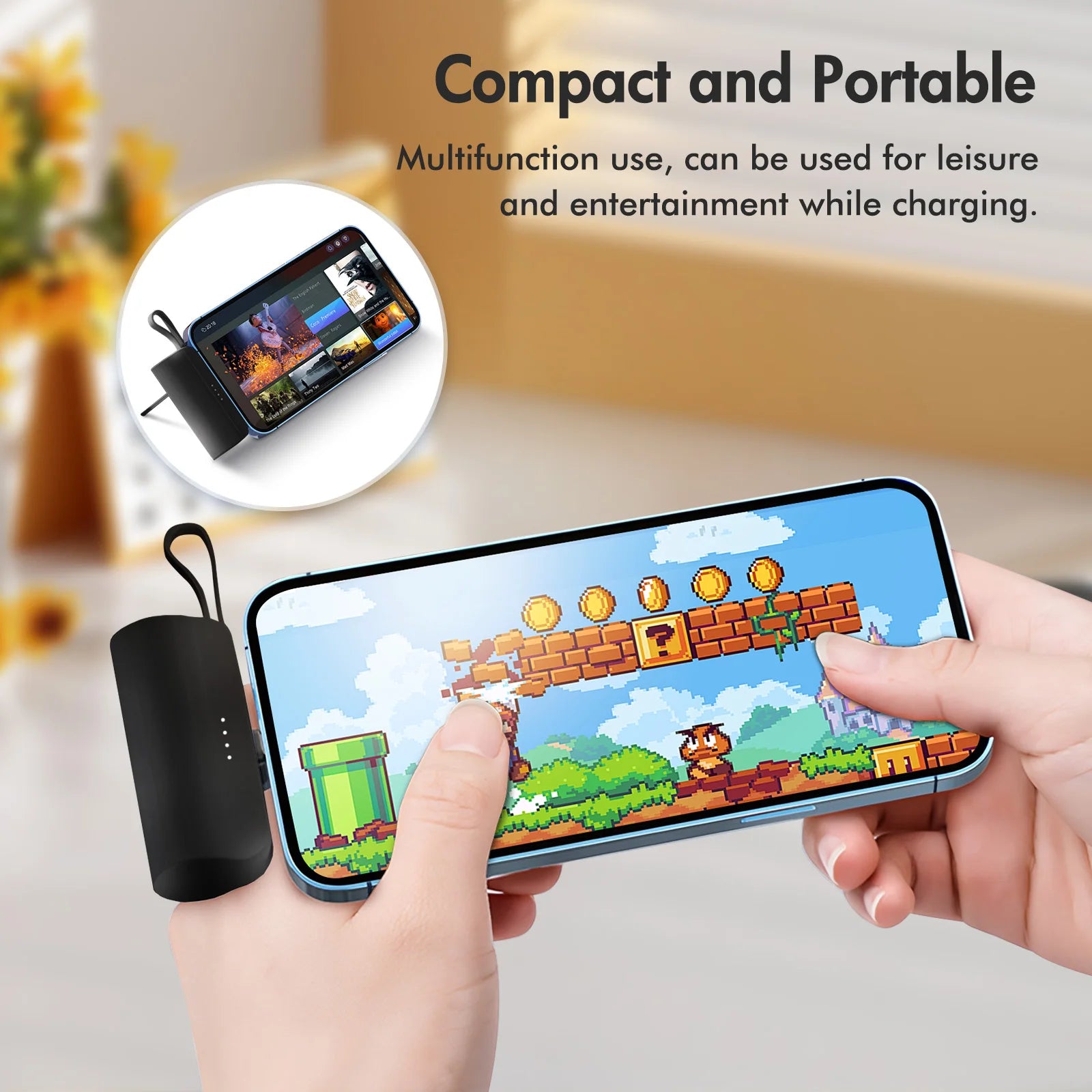 MIni Power Bank 4500mAh Fast Charging 10W Portable Type-C External Battery Charger For Huawei Samsung iPhone Powerbank