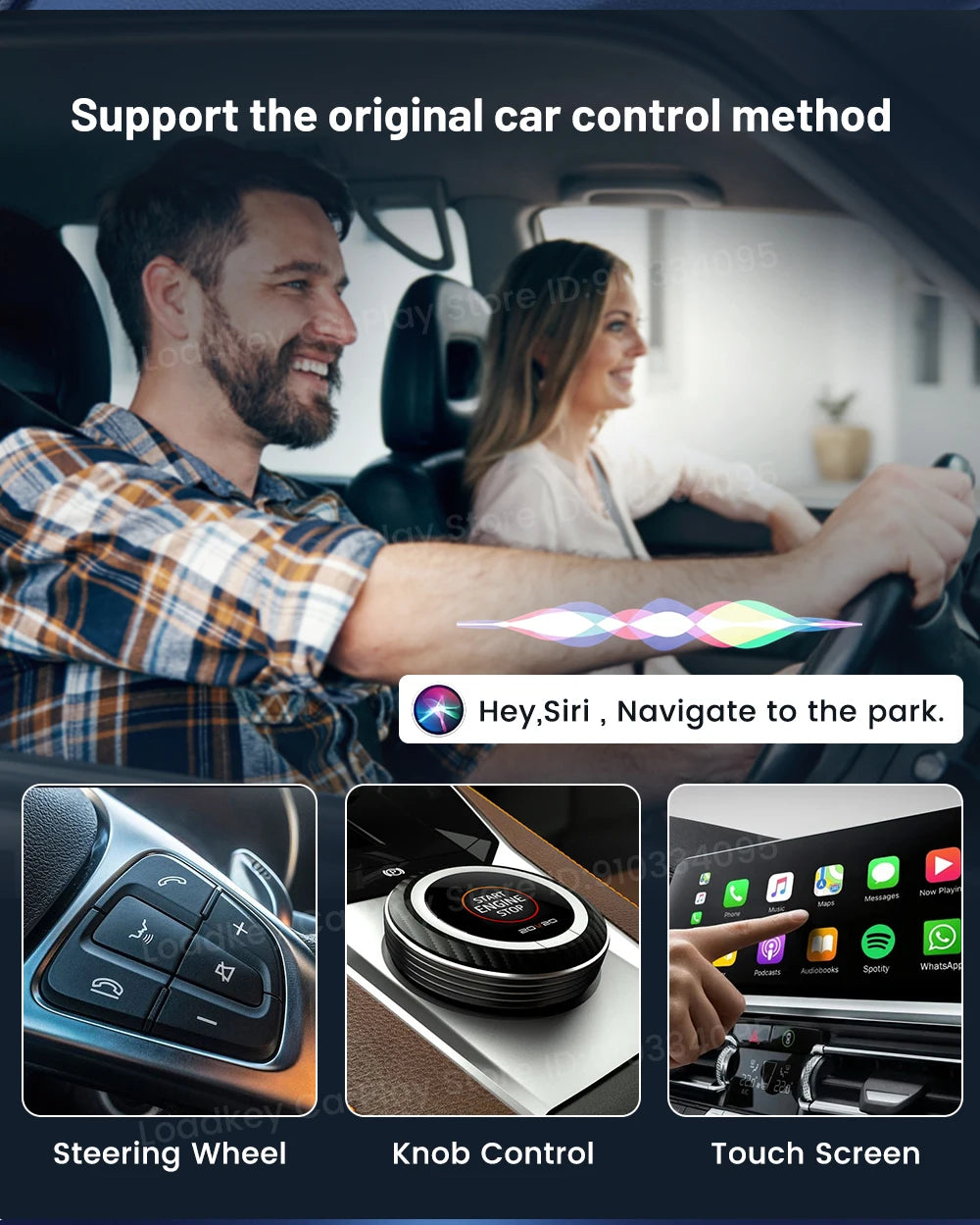 Carlinkit Ai Box Android 13 Led Wireless Android Auto & CarPlay Smart Tv Box QCM6225 Support Youtube Netflix Car Accessories
