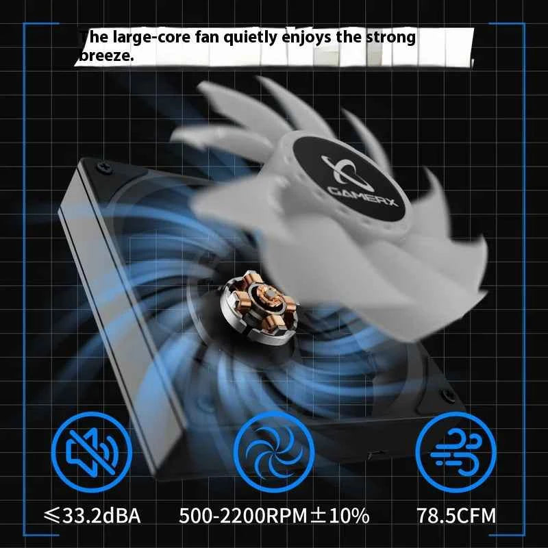 XPOWER TRAIN S360 A-RGB Liquid CPU Cooler, Water Cooling Radiator 5V 3PIN ARGB Fan, Built-in Display