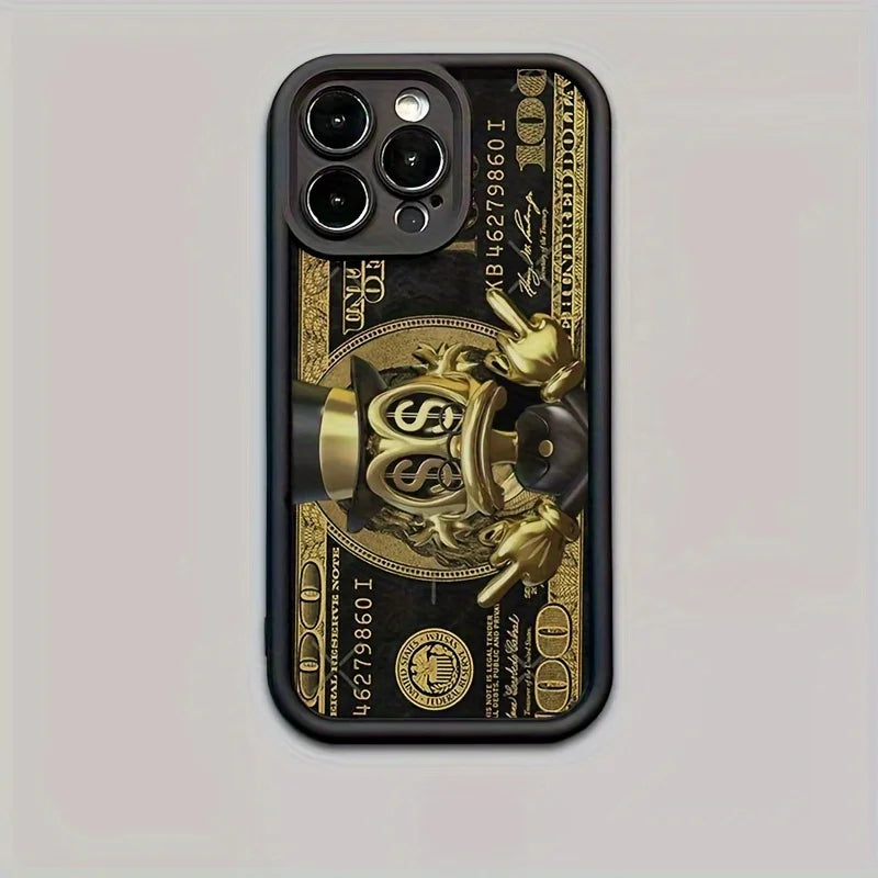 Popular USD Dollar Design Soft TPU Phone Case For iPhone 17 Air 16 15 14 13 12 11PROMAX Back Cover