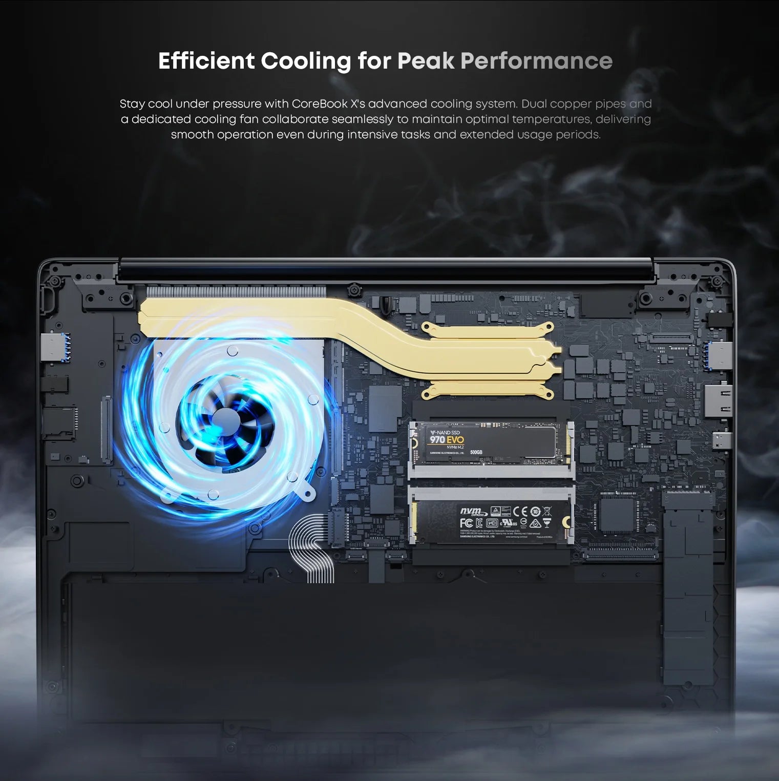 CHUWI Corebook X Laptop, R5-7430U, 14-inch FHD Screen, 16GB RAM, 512GB SSD, WIFI 6, Windows 11 Gaming NoteBook AMD R5 Computer PC - WinSupport Tech