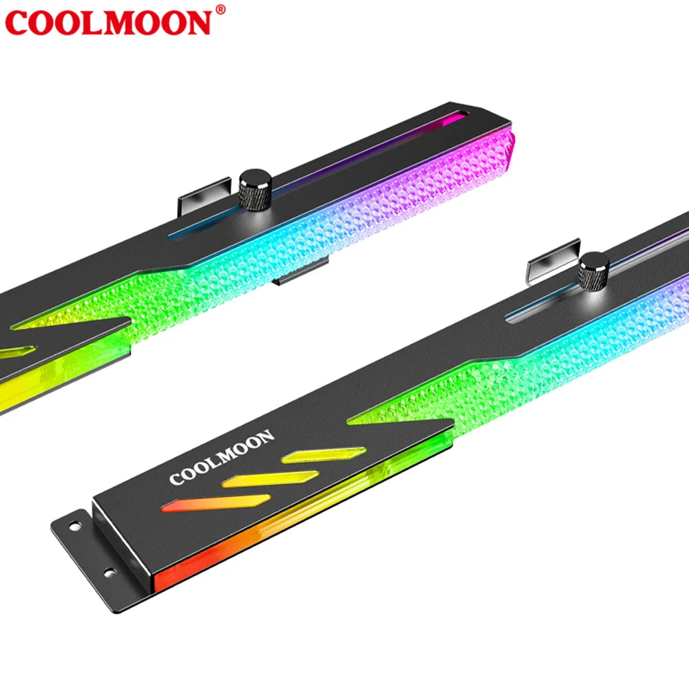 Customized Video Card Stand GT8 Horizontal Graphics Card Bracket 5V 3Pin ARGB GPU VGA Holder Desktop PC Case DIY Accessories