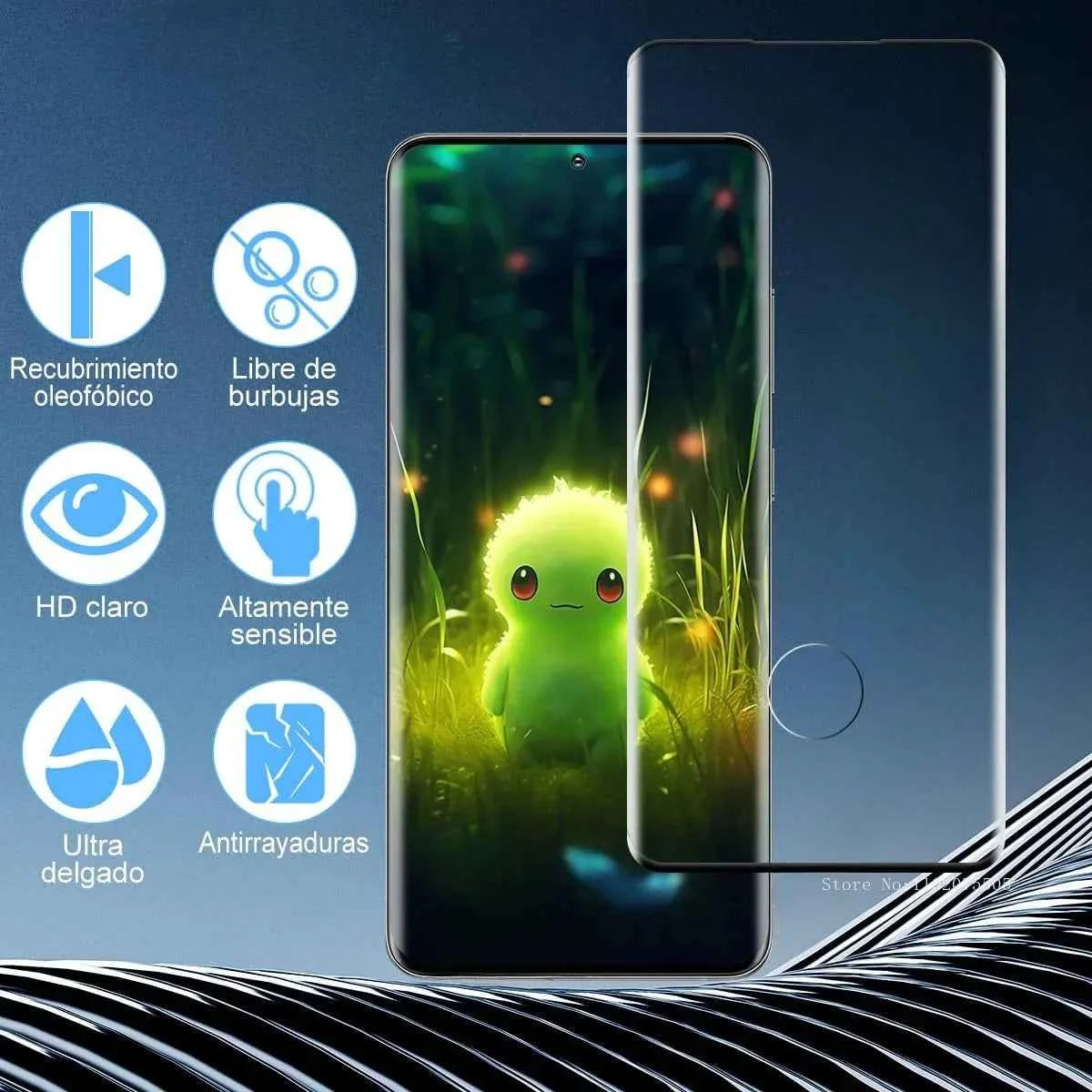 5Pcs Curved Screen Protector For Samsung Galaxy S21 S22 S23 S24 S20 Ultra 5G Tempered Glass For Samsung Note 10 20 S10 S9 Plus