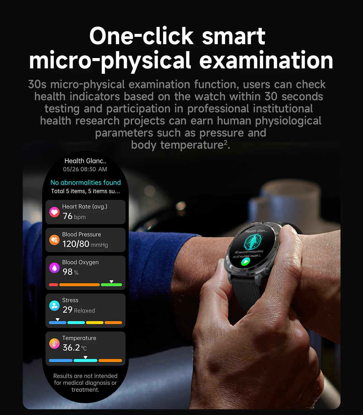 New Health Watch Uric Acid Blood Pressure Blood oxygen Body Analysis Body Fat SmartWatch ECG+PPG Bluetooth call Clock Women Men