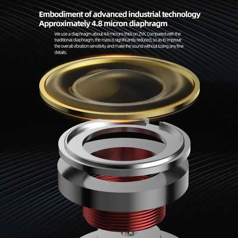 KZ ZVX HiFi Dynamic In-Ear Earphones