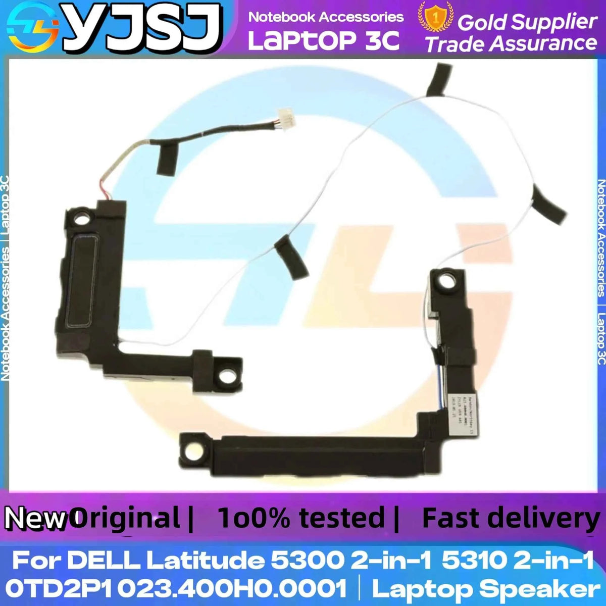 NEW GENUINE Original Laptop Speaker for DELL Latitude 5300 2in1 5310 2-in-1 built-in Speaker 0TD2P1 023.400H0.0001