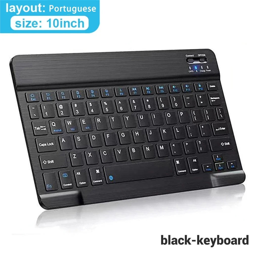 EMTRA Bluetooth Wireless Keyboard Mouse For Samsung Xiaomi Huawei Tablet For iPad Air Mini 5 Pro Spanish Korean Russian Keyboard
