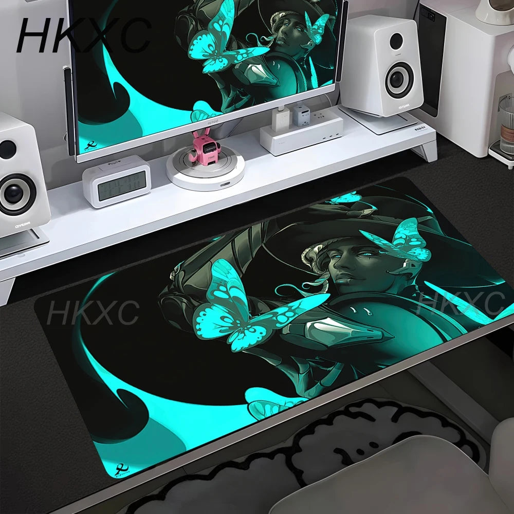 Gaming Valorant Mouse Pads Computer Pad Gamer Girl Desk Xxl PC Cabinet Carpet Kawaii Gamers Accessories Keyboard Hot Mausepad XL