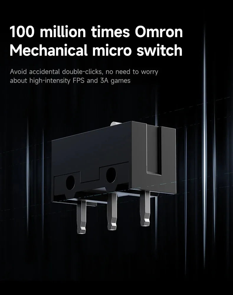 MCHOSE G3 V2 Wireless Gaming Mouse E-sports Lightweight Three Mode Bluetooth PAW3311 High Performance 800mAh Office 59g Mouse