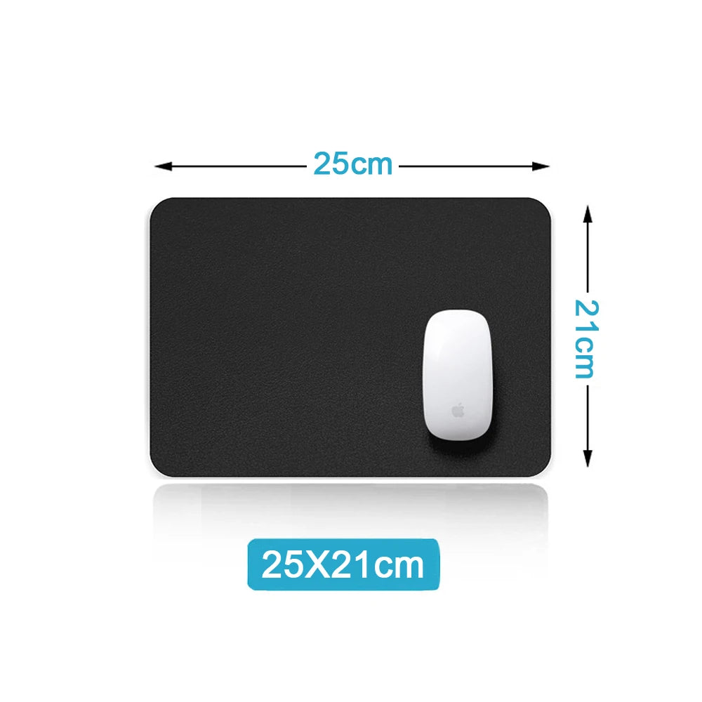 Large Mouse Pad Extra Big Non-Slip Desk Pad Waterproof PU Leather Desk Table Protector Gaming Mouse Mat for Game Office Work