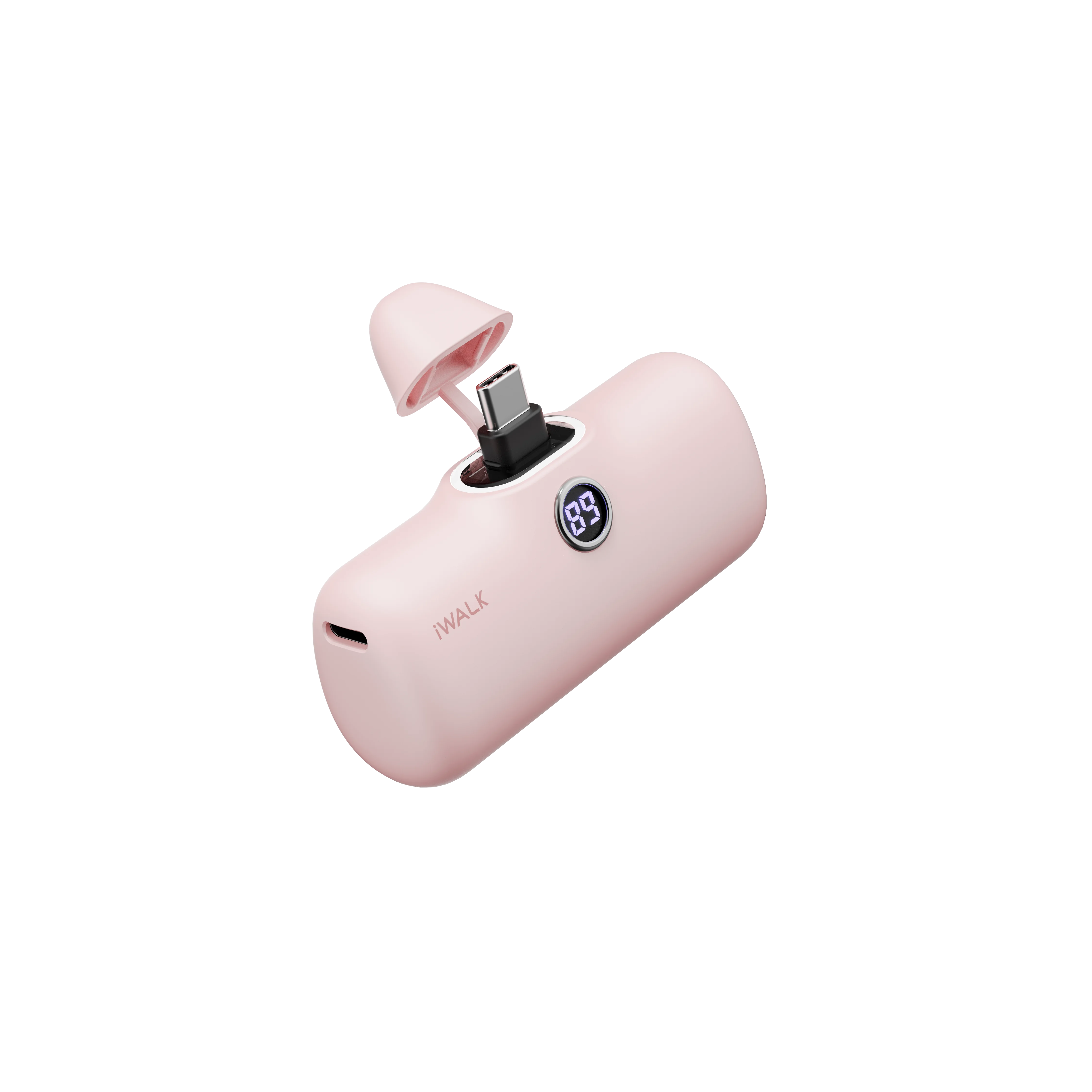 IWALK Capsule Power Bank Mini Portable Wireless Backup Battery Fast Charging Power Supply 4800mAh Suitable for iPhone Lightning