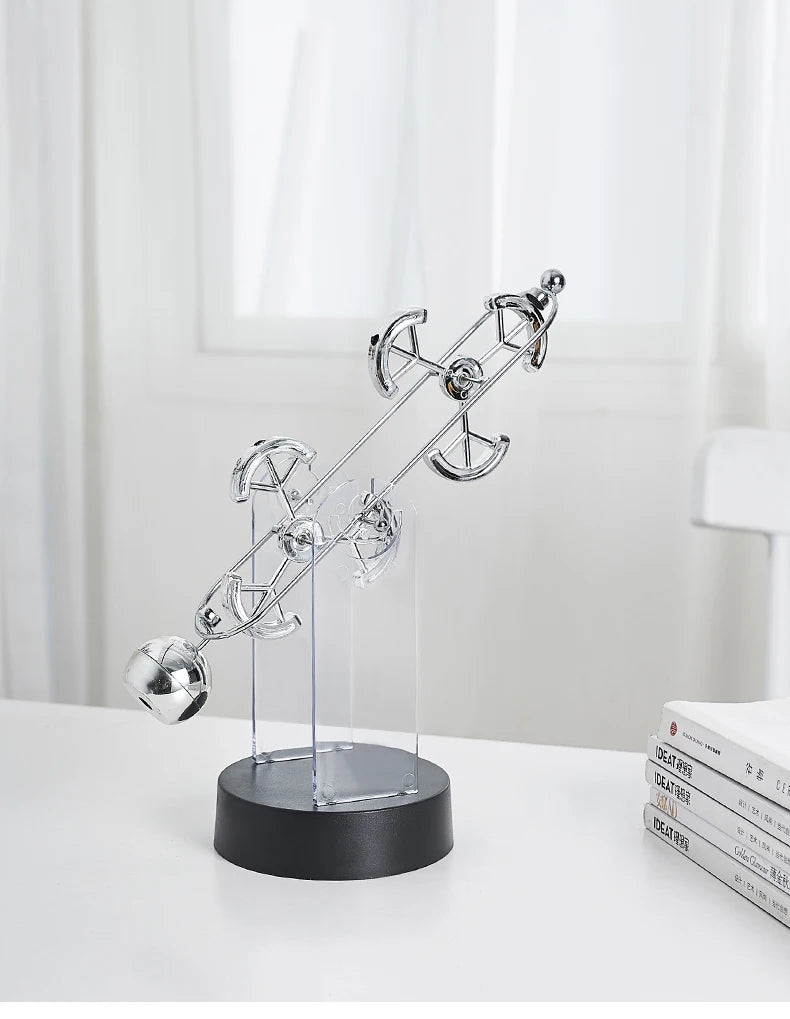 Physics Science Newton Pendulum Nordic Home Decoration Accessories Modern Metal Maglev Balance Balls Office Desk Decor Gifts