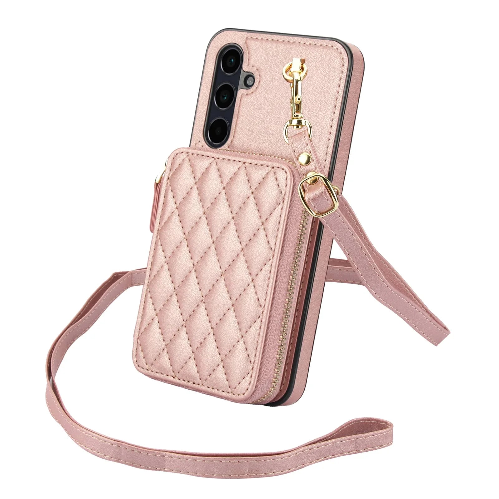 Crossbody Wallet Case for Samsung Galaxy A56 A36 A16 A55 A35 A15 A54 A14 A73 A53 A13, RFID Blocking Handbag Purse Flip Cover