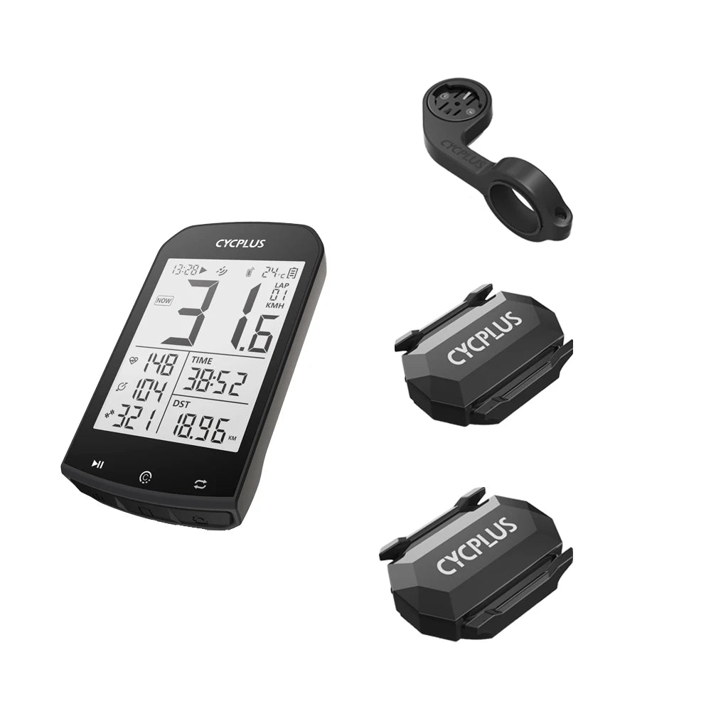 CYCPLUS M1+Z1 Cycling GPS Wireless Bike Computer With BLE 5.0/ANT+ with 2.9