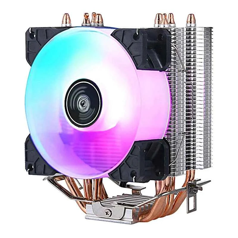 CPU Radiator PC 2/4/6 Heat Pipe Cooling 90mm Fan For LGA115x 1200 2011 x79 x99 E5 2066 1700 2099 i3 i5 i7 AMD
