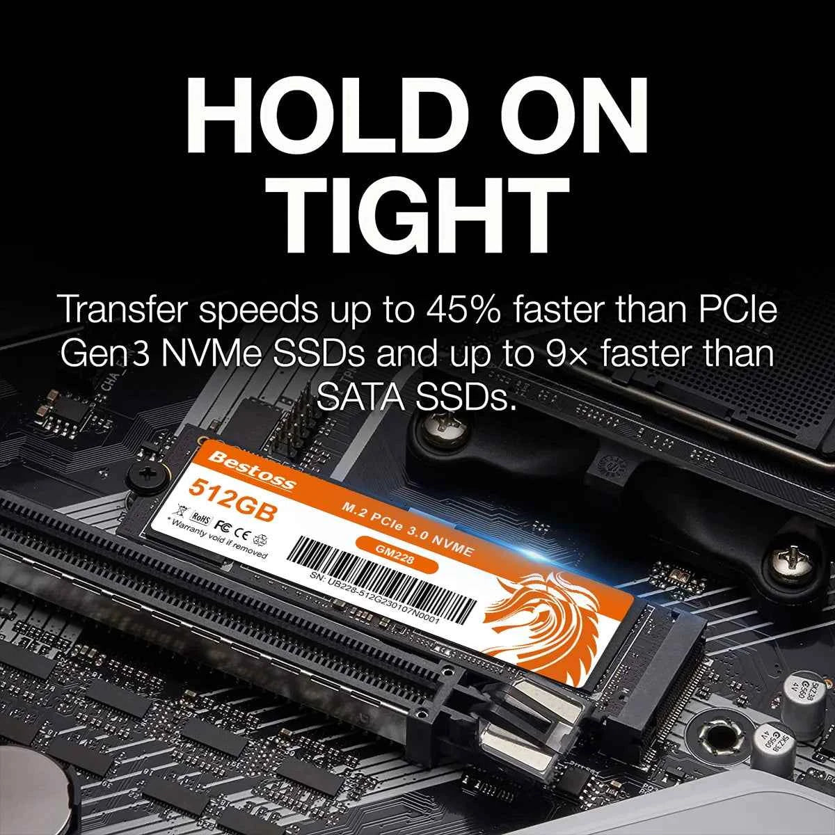 Bestoss Nvme M2 SSD, SSD Nvme M2 For Laptops and Desktops