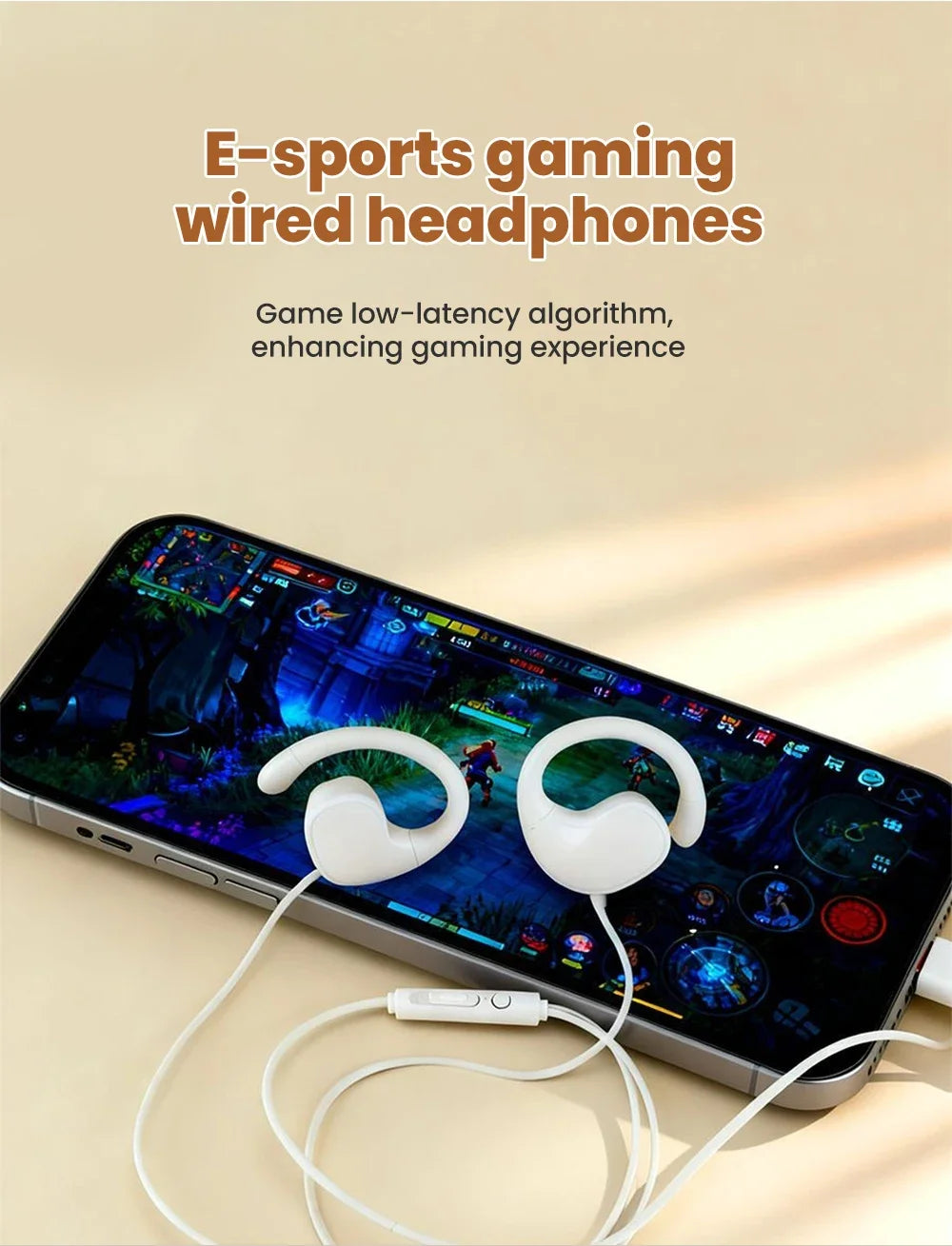 Type C Wired Over-Ear Headphones With Microphone for Music 3.5mm Digital Audio Headphones Not In-ear Type