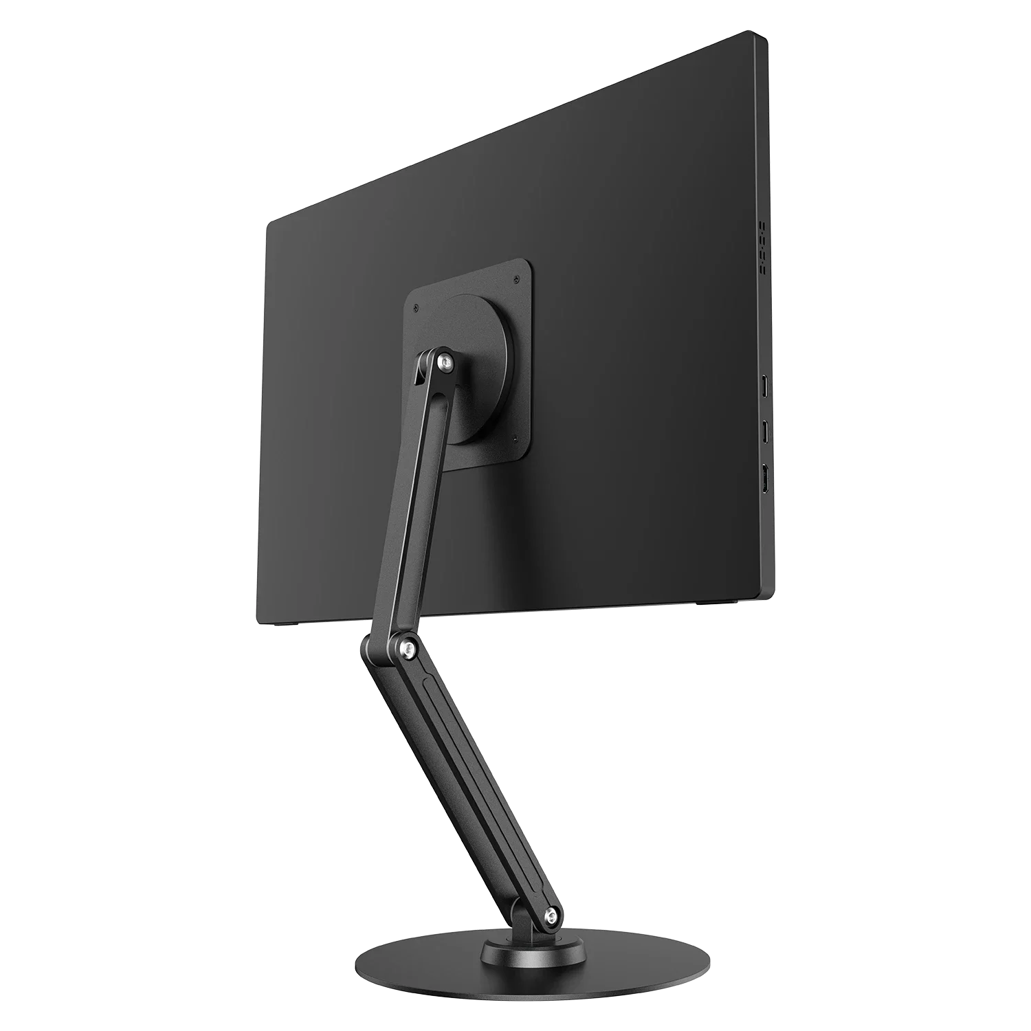 UPERFECT Portable Magnetic VESA Stand with 360° Swivel Base Aluminum Desktop Mount for 10–18.5″ Devices Supports up to 4.4 lbs
