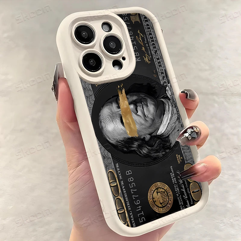Popular USD Dollar Design Soft TPU Phone Case For iPhone 17 Air 16 15 14 13 12 11PROMAX Back Cover