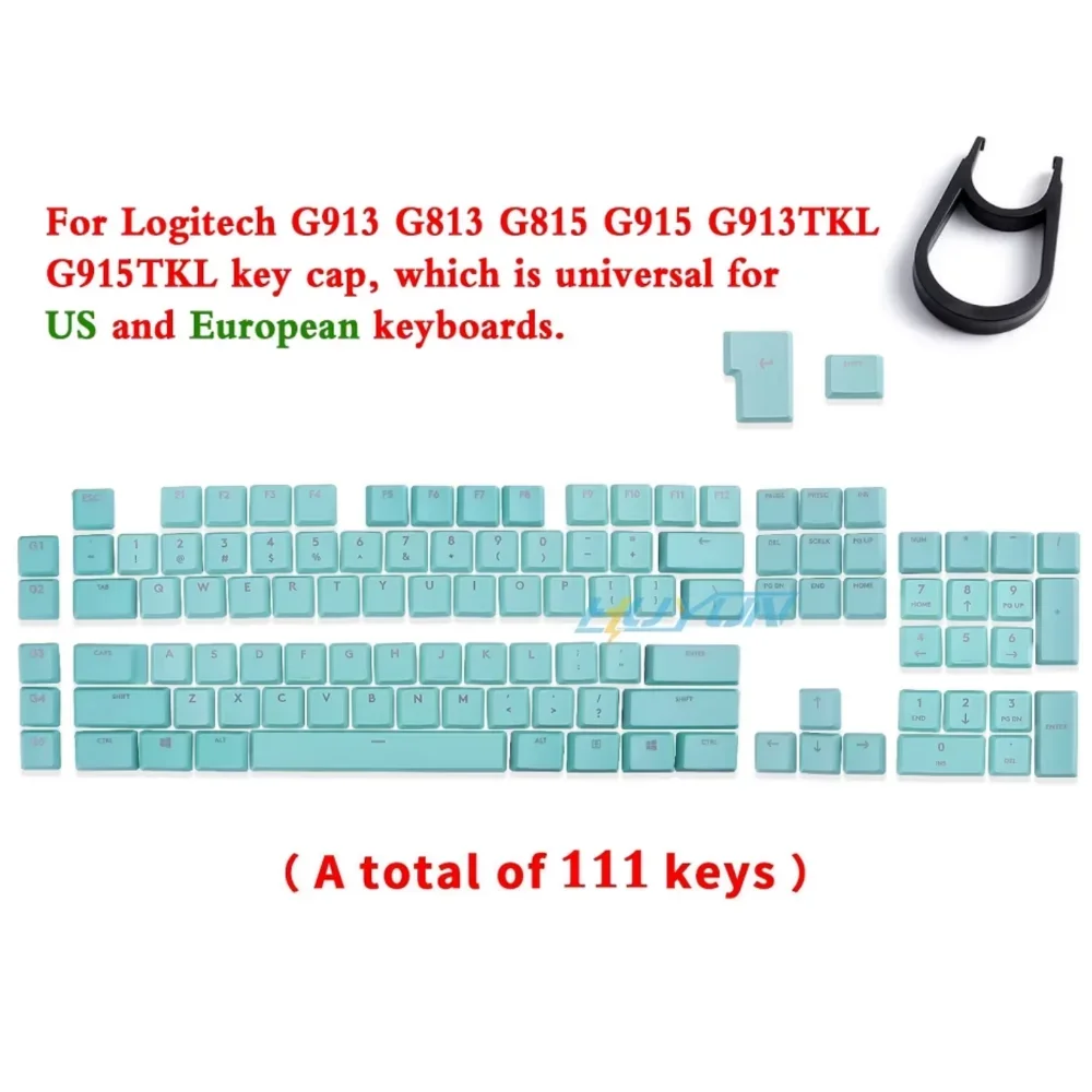 For Logitech G915\G913\G815\G813\TKL87 Gaming Mechanical Keyboard Keycaps Non-slip Textured Replacement Cap
