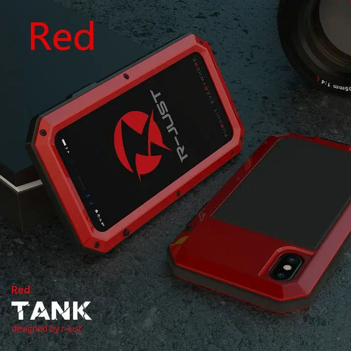 Armor Metal Aluminum Shockproof Phone Case for iPhone 14 13 11 12 Pro XS MAX mini SE XR 6 6S 7 8 Plus X Outdoor Military Cover