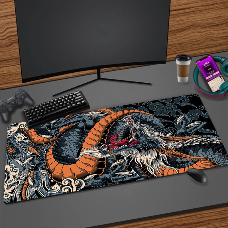 Gaming Mouse Pad Dragon Large Gamer Mousepad Computer Gaming Table Carpet Desk Mat XXL 900x400mm Mouse Mats Rubber Keyboard Pads