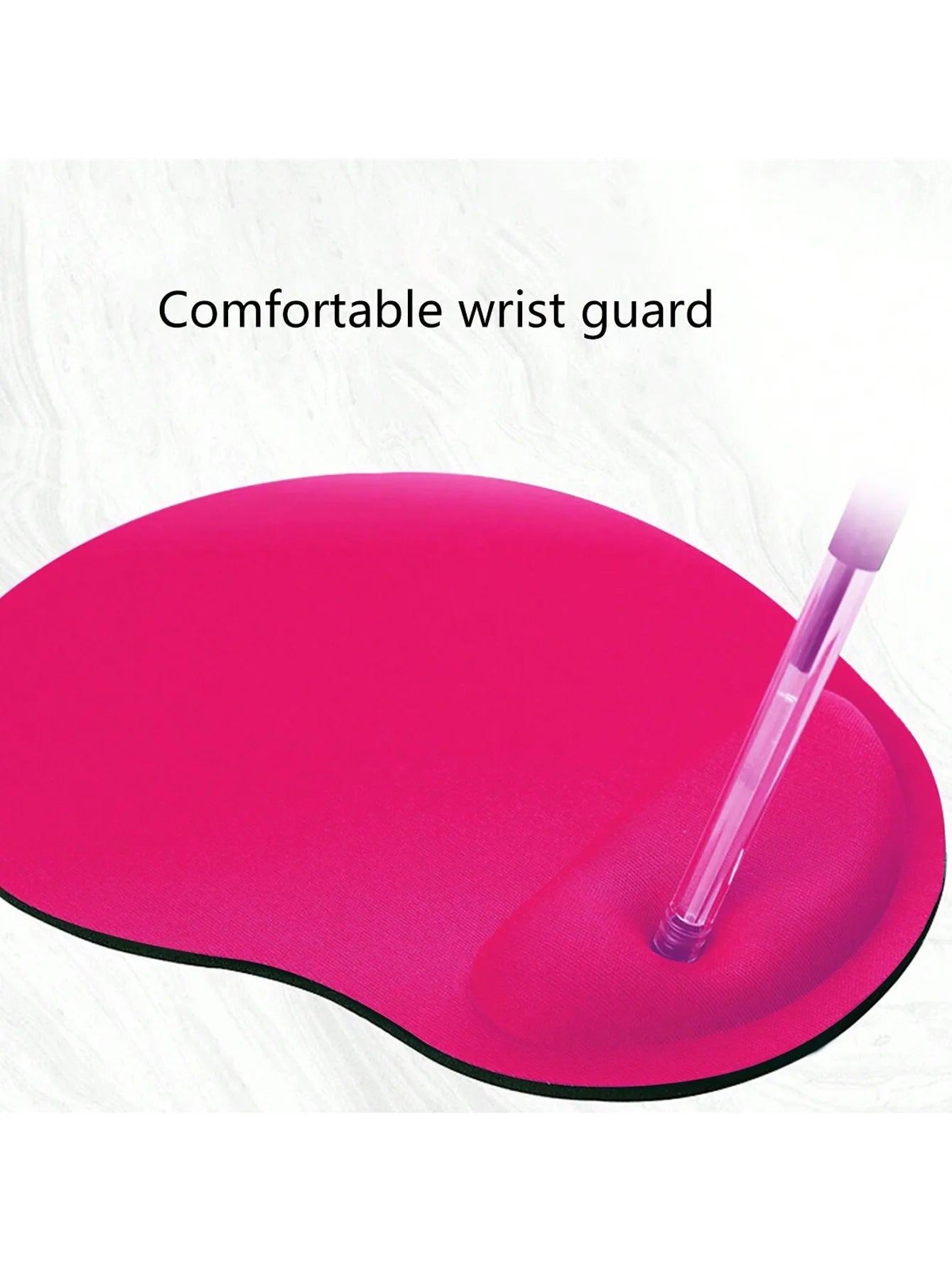 1 Piece Eva Wrist Rest Mouse Pad Laptop Mouse Wrist Support Pad Soft and Comfortable Solid Color Non-Slip Wrist Rest Mouse Pad Suitable for Daily Desktop Office Use