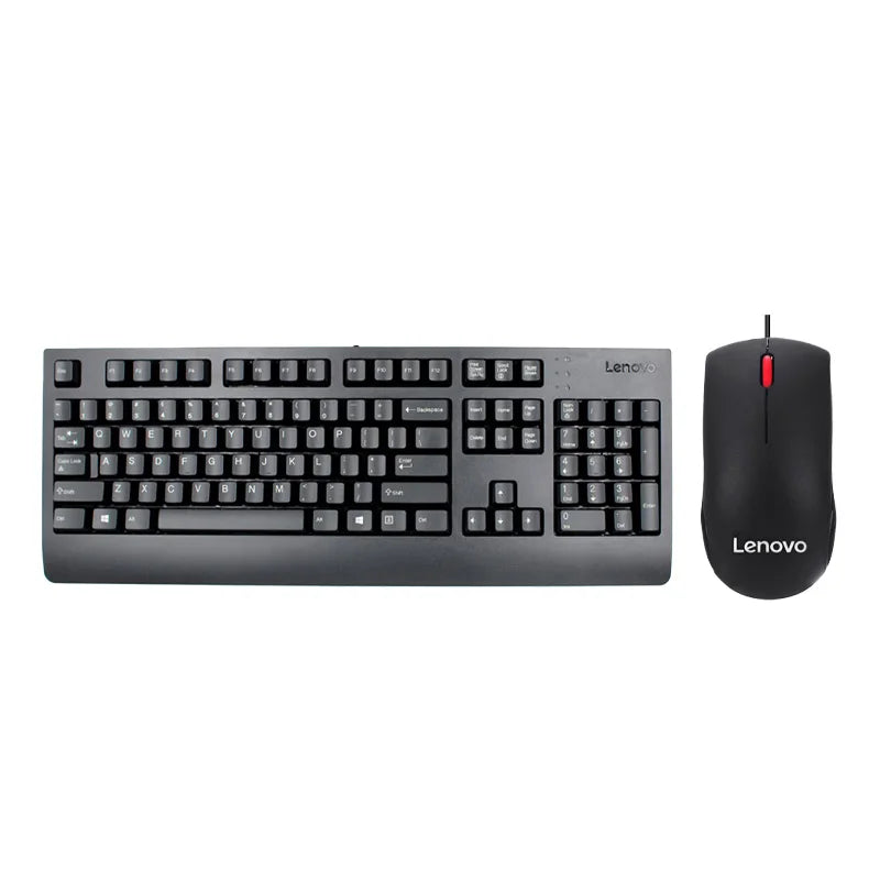 Lenovo keyboard Mouse PS/2 Round Port Interface Wired Combo Red Dot Waterproof
