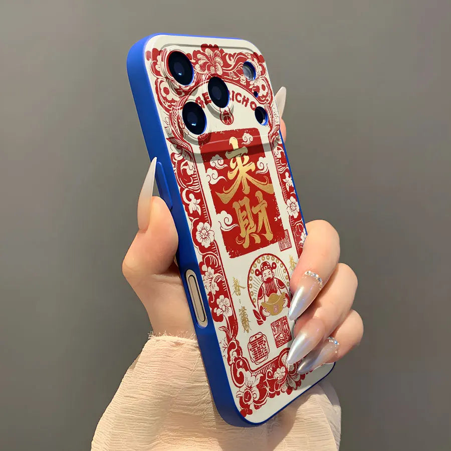 Lai Cai Patterned phone cases for iPhone 17 to 11 Pro Max Plus