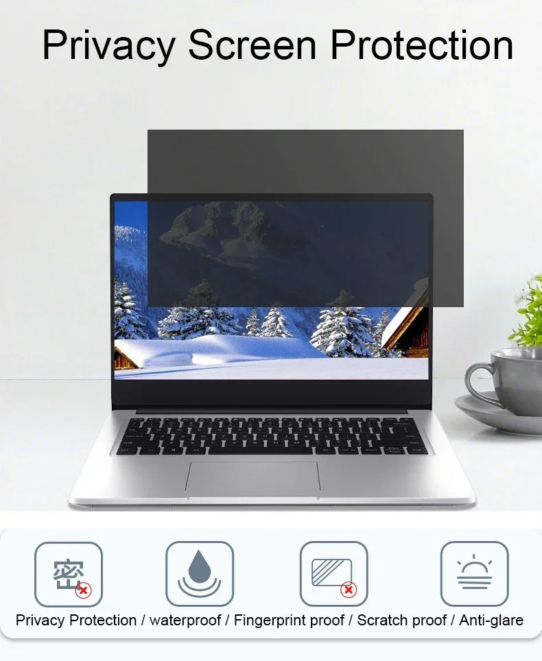 14 Inch Privacy Film Anti-spy 13.3 Inch Monitor Screen Anti-peep Notebook Computer Privacy Screen Filter Screen Protector Laptop