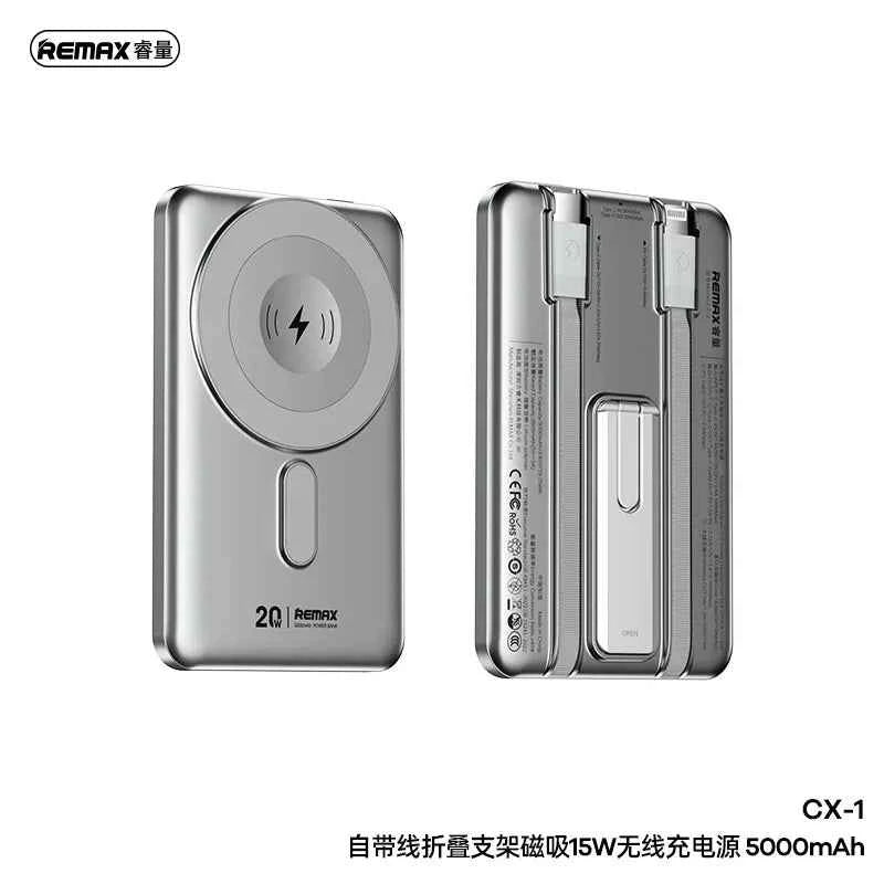 Magnetic Wireless Power Bank 10000mAh 5000mAh Spare battery Portable Charger Mobile External Battery Fast charging for iPhone