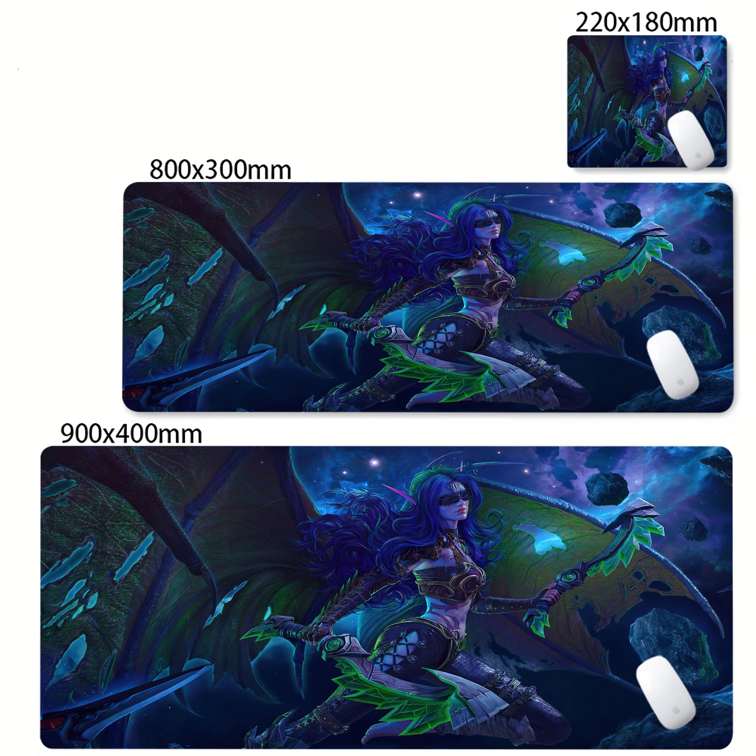Laptop XXL Game Cabinet Desk Mat Carpet World of Warcraft Lich King Mouse Pad PC HD Anime Gaming Accessories Keyboard Mousepad