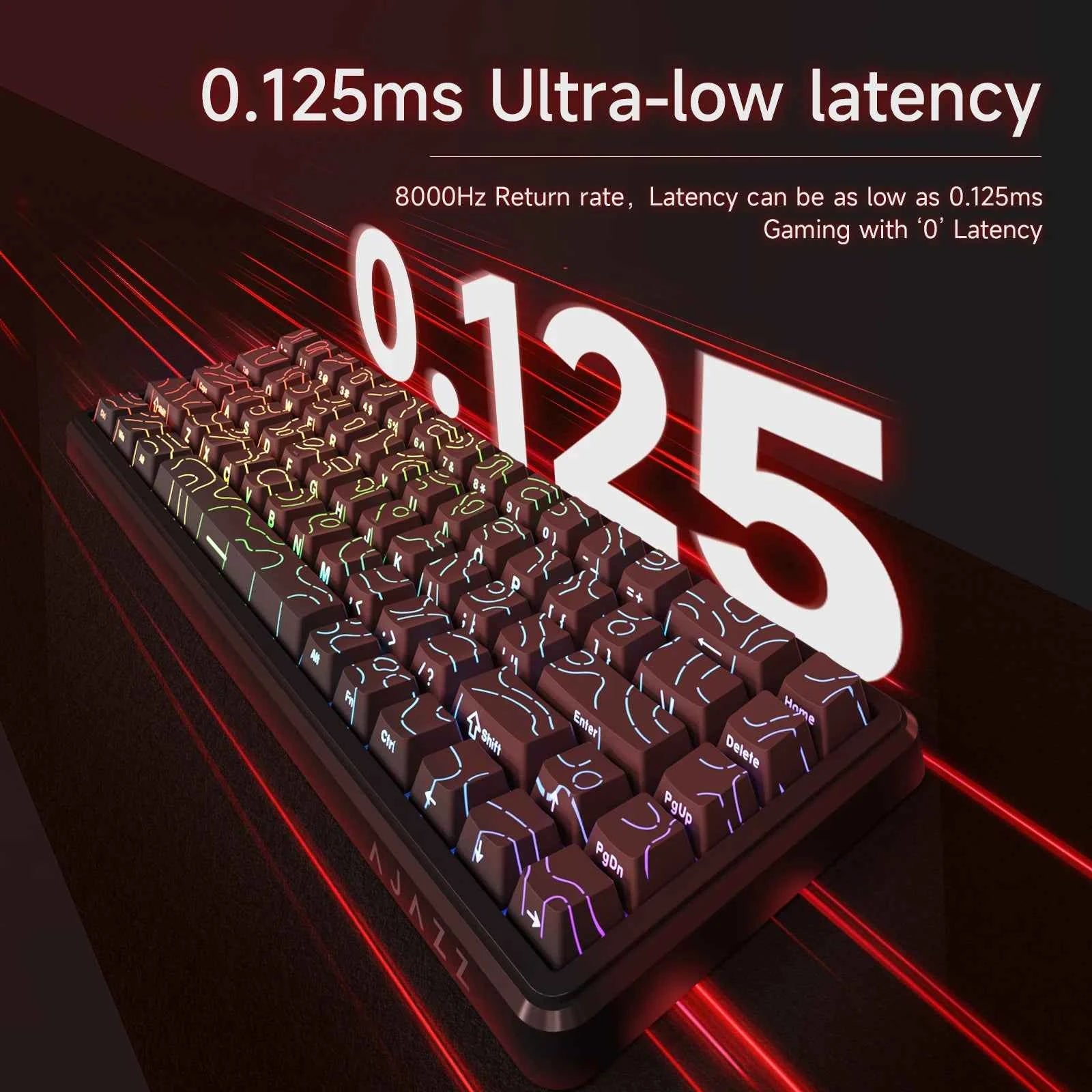 AJAZZ AK680 MAX Magnetic Switch Mechanical Keyboard 60% Rapid Trigger 0.01mm 8K/1K Return 68 keys Gaming Keybaord