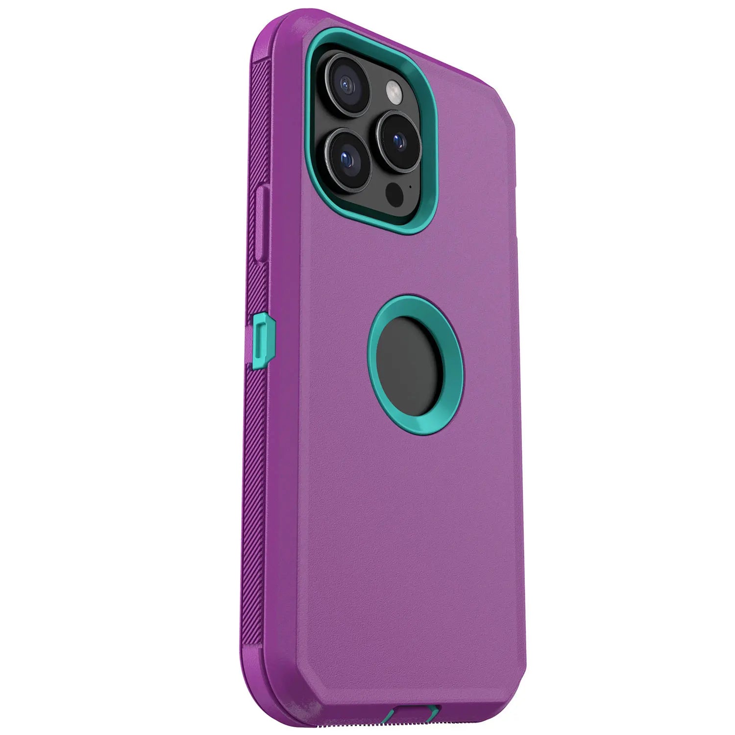 For iPhone 14/14 Plus/14 Pro Shockproof Phone Case Rugged Hybrid Heavy Duty Soft Protective Cover With Belt Clip