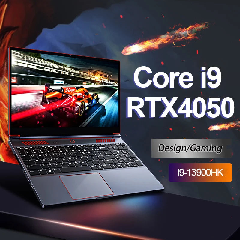 S6 Gaming Laptop 16.1 Inch, 4800mah, Intel Core i9-13900HK, RTX4050 6GB, 32GBB DDR5 Ram, M.2 2TB Storage, 144 Hz - WinSupport Tech