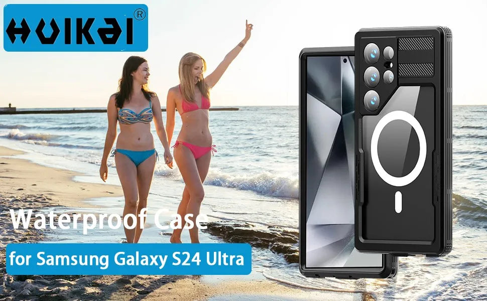For Samsung Galaxy S26 Ultra S25 Plus S24 S23 Case Waterproof Magsafe Snow Dust Shock Proof 360° Underwater IP68 Certified Cover