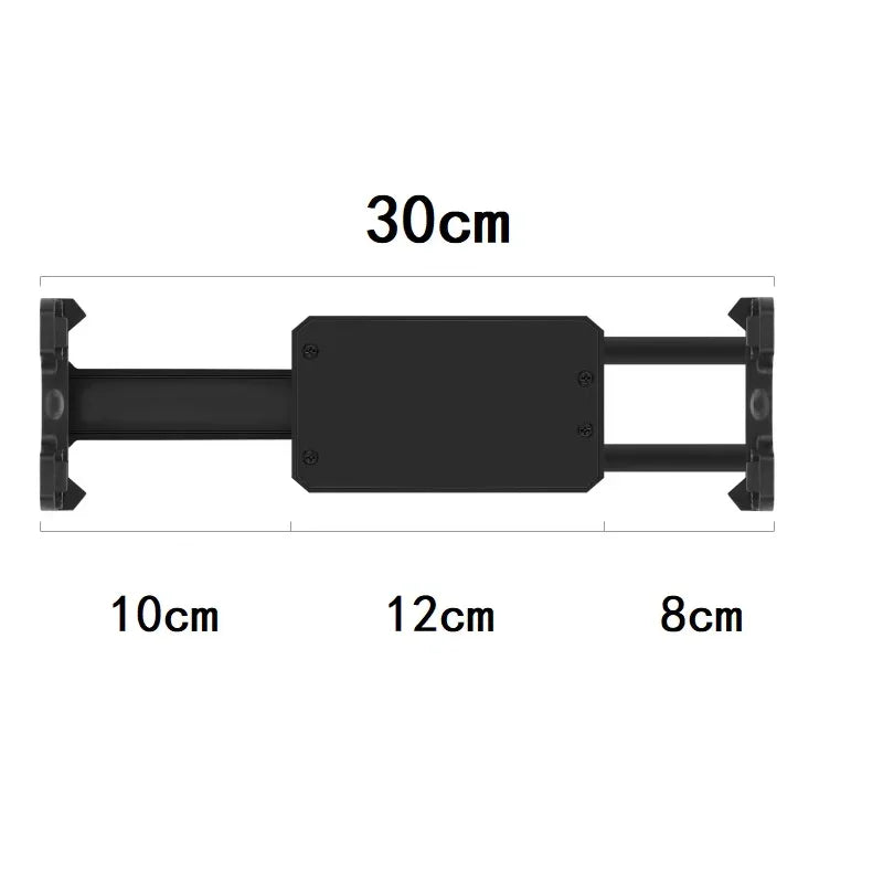 Universal Monitor Stand, Desk Holder for 12-17.3" Displays, VESA Mount, Expandable Base, Vertical Screen Folding - WinSupport Tech