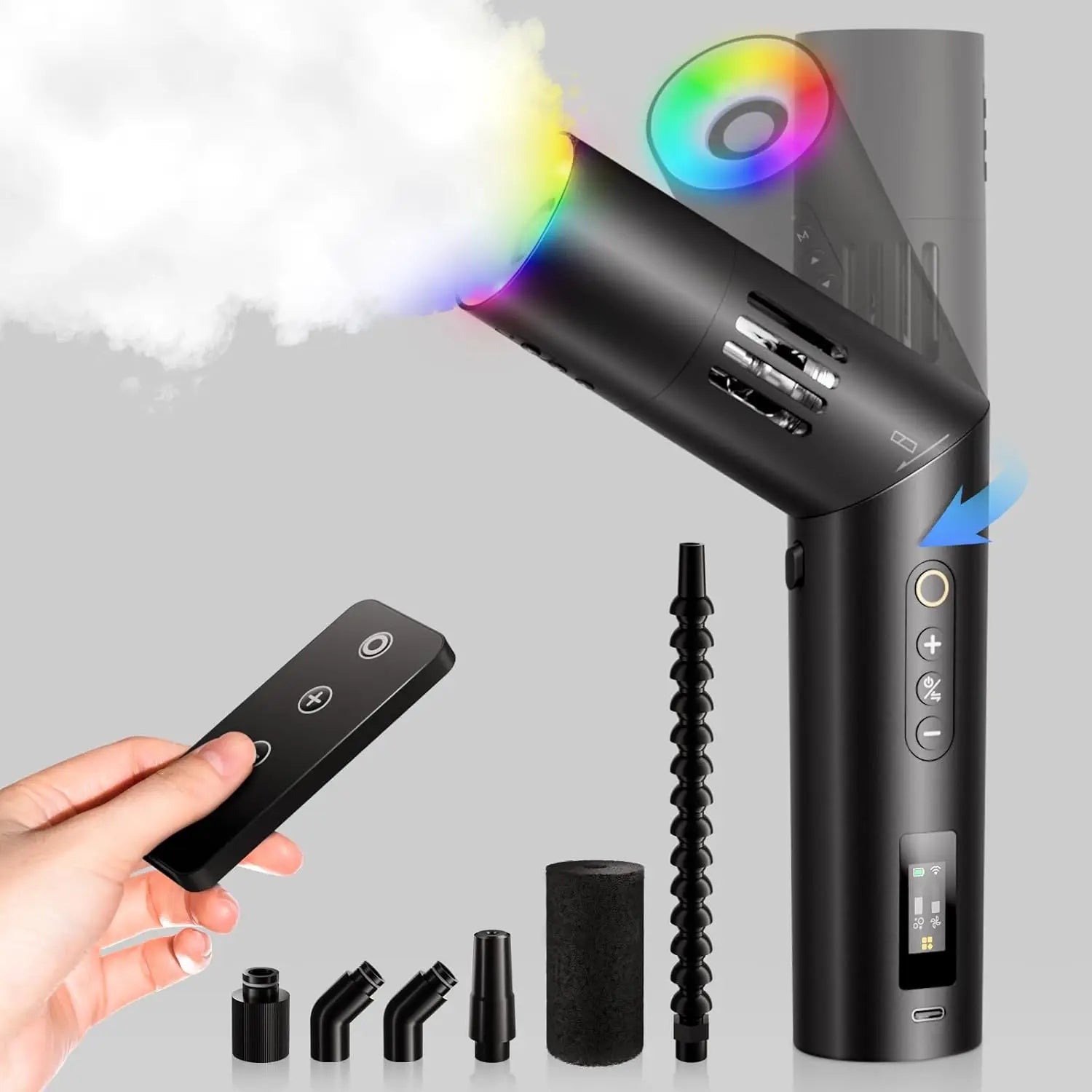 COLBOR CF5 Mini Fog Machine 40 W Portable Remote Control Smoke Machine for Photography, Fog Smoke Machine for Video Production