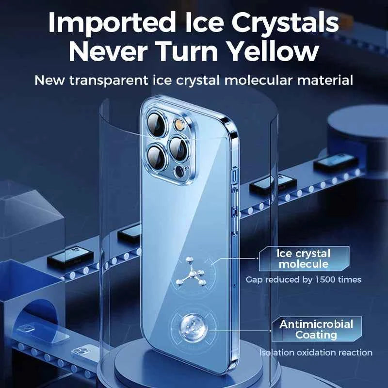 Joyroom Phone Clear Case For iPhone 16 15 14 Pro Max Lens Protection Transparent Cover PC Anti-Yellow Case For iPhone 16 Pro Max