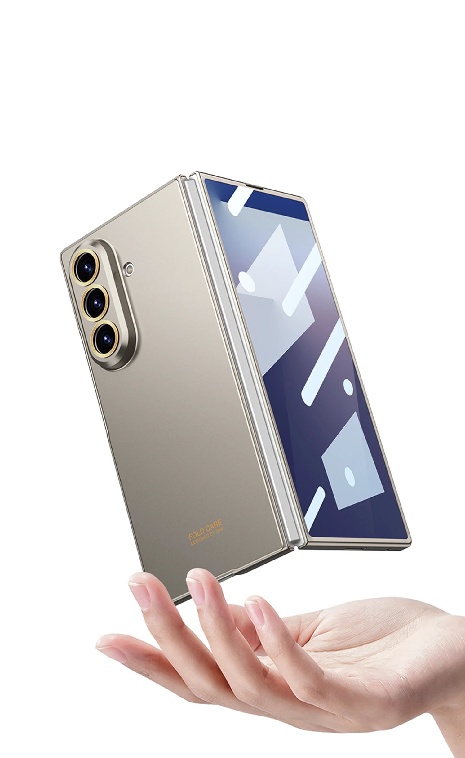 Luxury Fashionable Ultra-thin Phone Case For Samsung Galaxy Z Fold 7 6 5G With Screen Glass Protect Film Matte Protector Cover