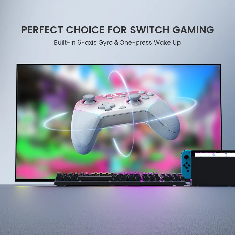 GameSir Super Nova Wireless Switch Controller with Charging Station, Hall Effect Joystick for PC Nintendo Switch 2 Android Phone