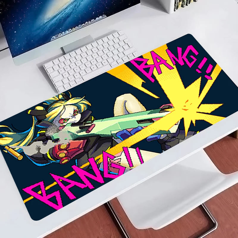 Cute cartoon Mouse Pads Rubber Extended Gamer Desk mat Large Computer Keyboard Pad C-cyberpunk Rebecca Colorful gaming mousepad