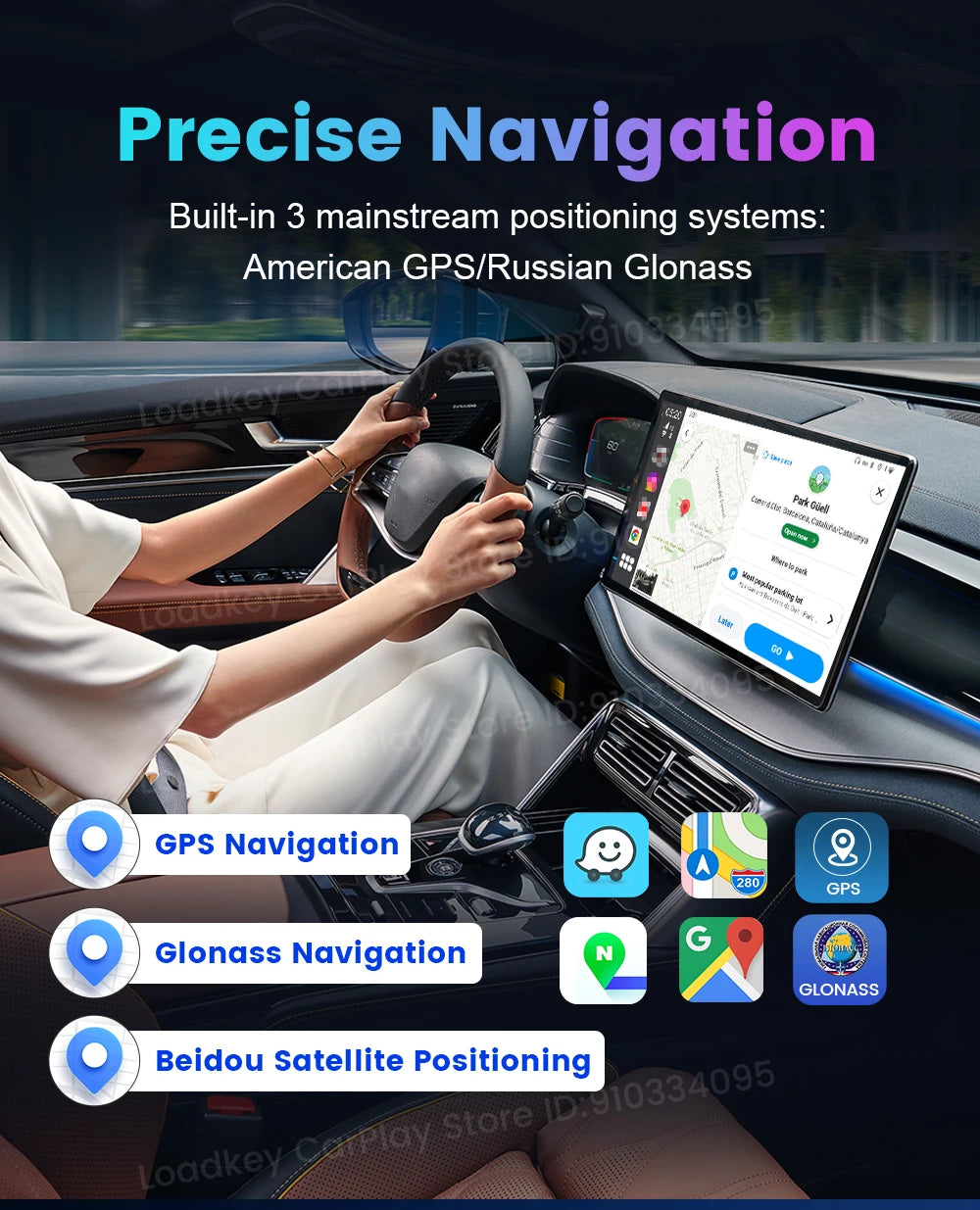 Carlinkit Ai Box Android 13 Led Wireless Android Auto & CarPlay Smart Tv Box QCM6225 Support Youtube Netflix Car Accessories