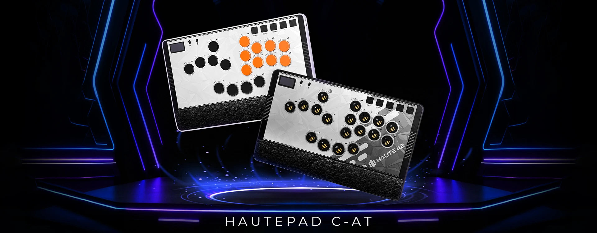Haute42 Magnetic Stickless Arcade Controller Keyboard C16-S Hitbox Leverless Controller For PC/PS4/PS5/Switch Fight Stick Hitbox