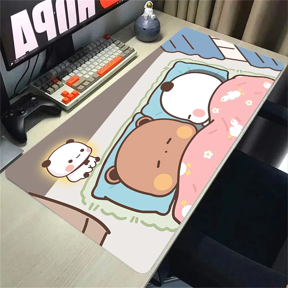 Bubu Dudu Gamer Deskmat Xxl Mouse Pad Anime Computer Table Mat Pc Gaming Accessories Mousepad Large Mats Office Mause Pads Setup