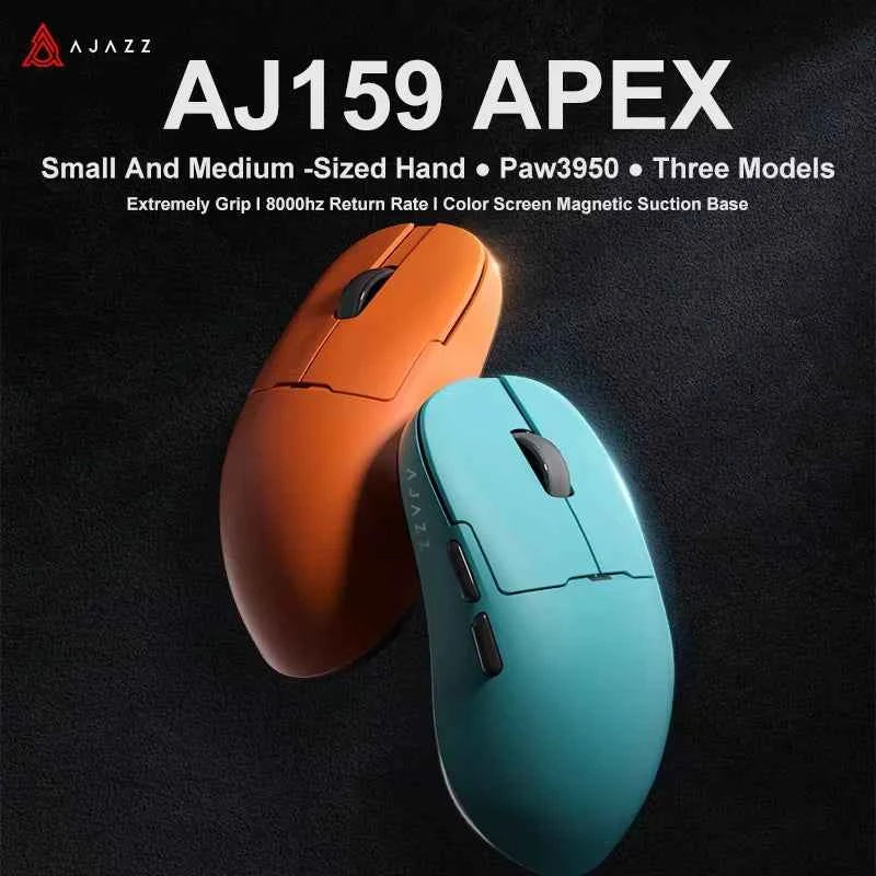 AJAZZ AJ159 APEX/AJ159PRO Wireless Gamer Mouse with RGB Magnetic Charging Base Lightweight  for PC Laptop